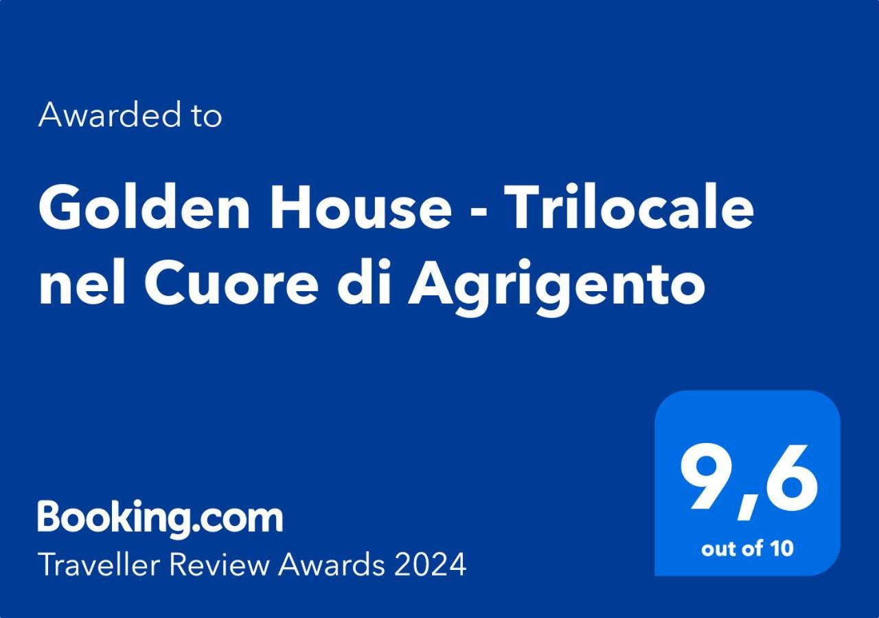 Golden House - Trilocale Nel Cuore Di Agrigente Extérieur photo
